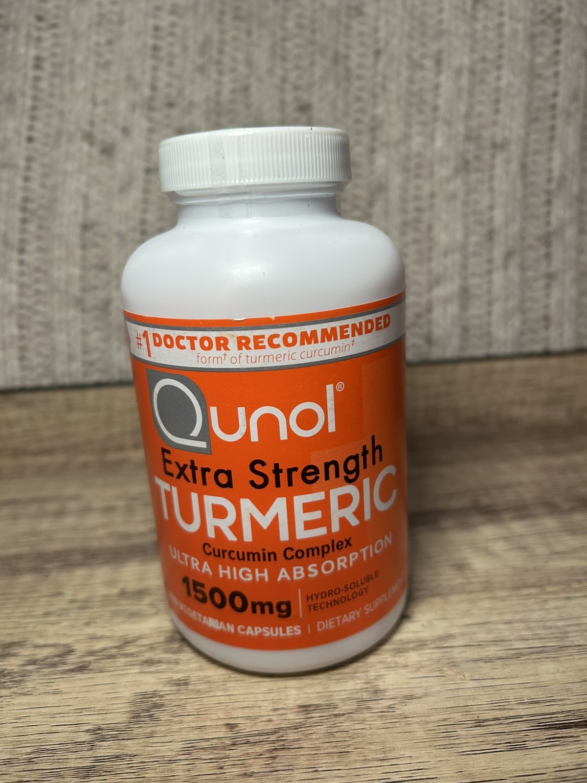 Qunol Extra Strength Tumeric Curcumin Complex 1500mg - 180 Capsules Qunol Extra Strength Tumeric Curcumin Complex 1500mg - 180 Capsules