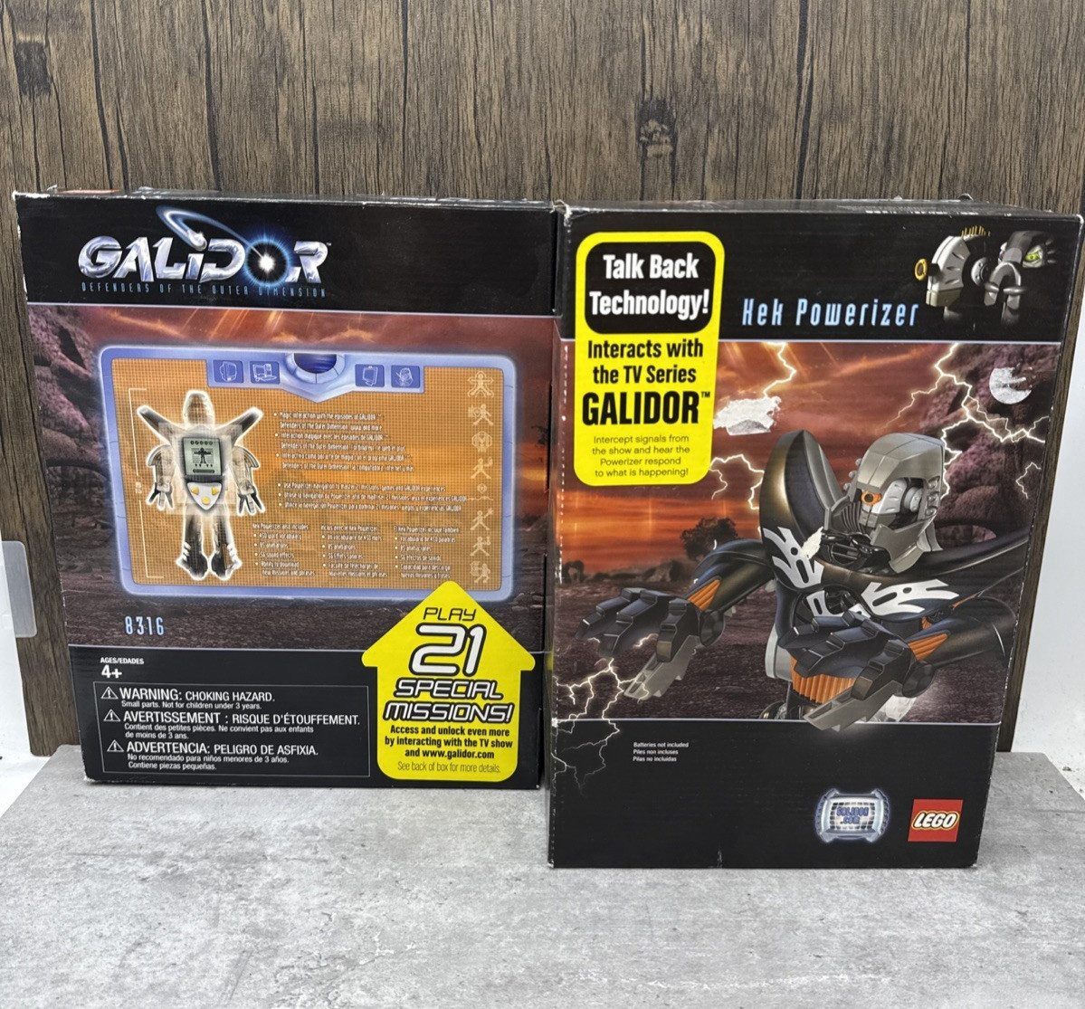 LEGO Galidor Kek Powerizer 8316 NEW Sealed Box Retired 2002 Rare Collectible