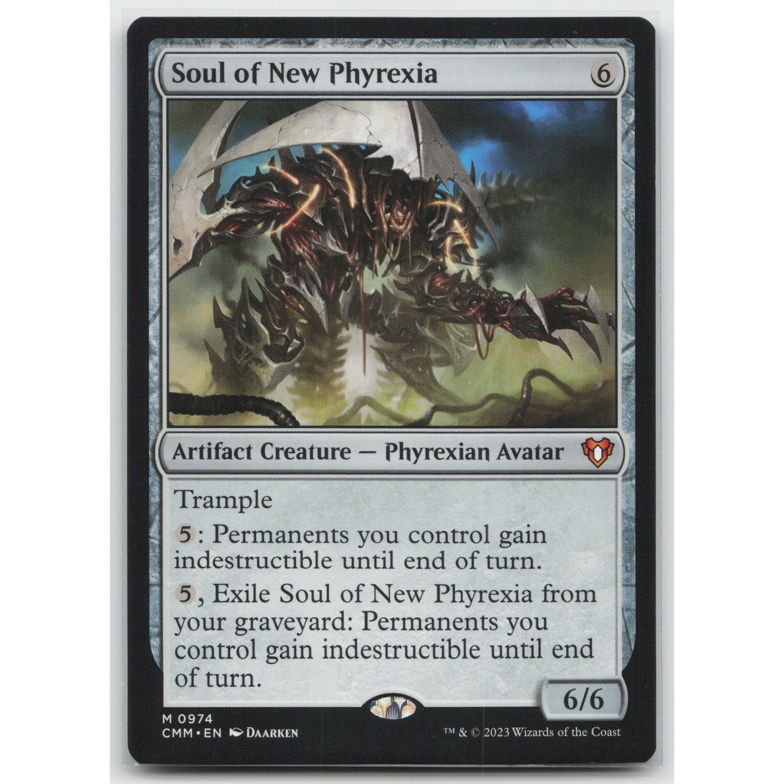 Soul of New Phyrexia Commander Masters 974 Mythic NM MTG