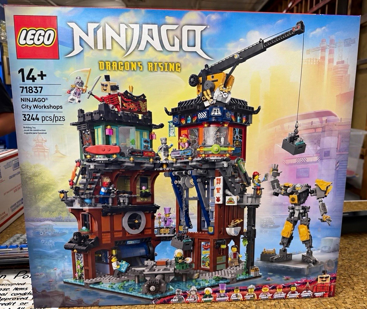 LEGO NINJAGO City Workshops Dragons Rising 71837 Set 3244pcs Age 14+
