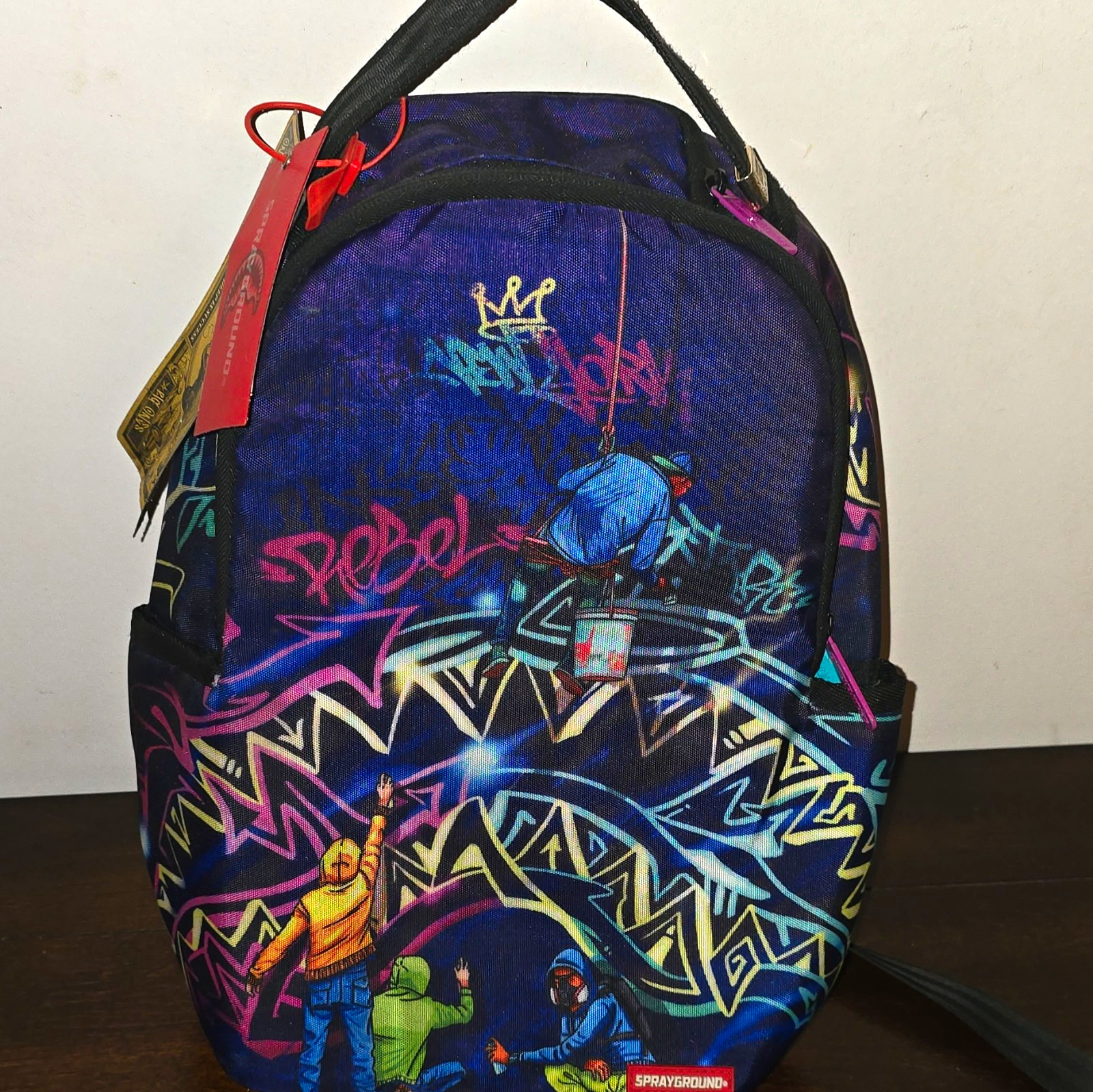 Sprayground Shark Mouth Graffiti Multicolor Backpack Limited Edition Sprayground Shark Mouth Graffiti Multicolor Backpack Limited Edition