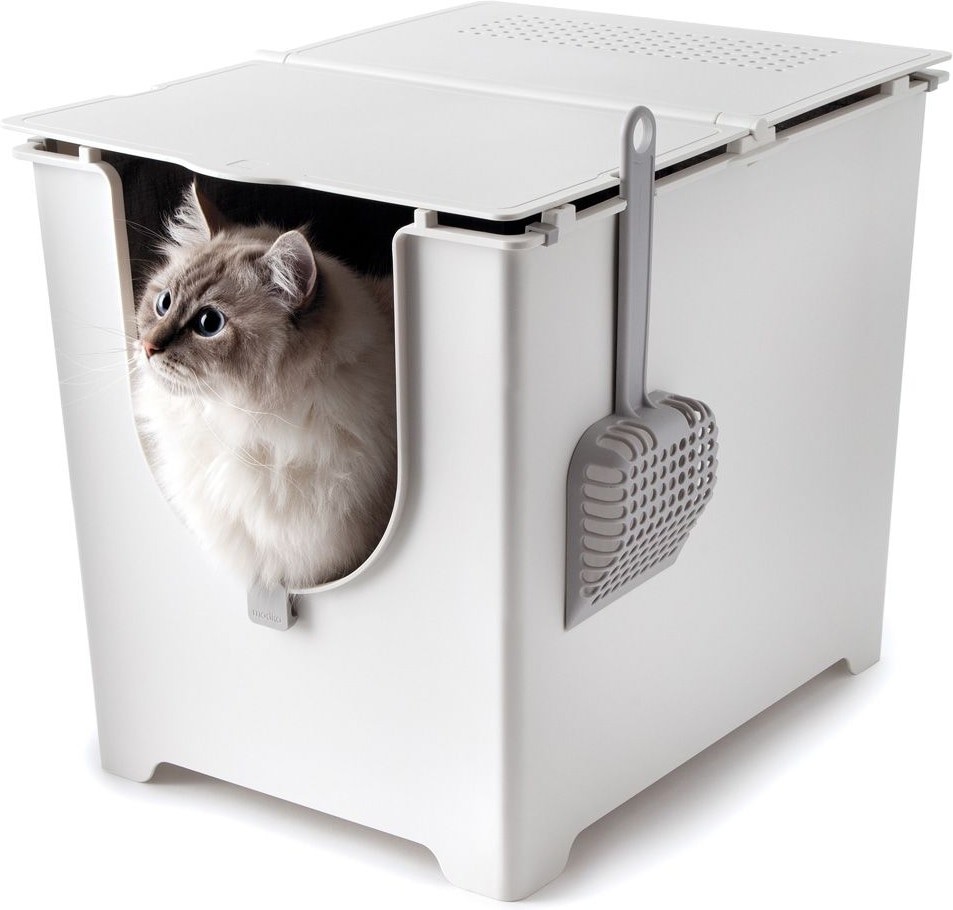 Modkat Flip Cat Litter Box, White Modkat Flip Cat Litter Box, White