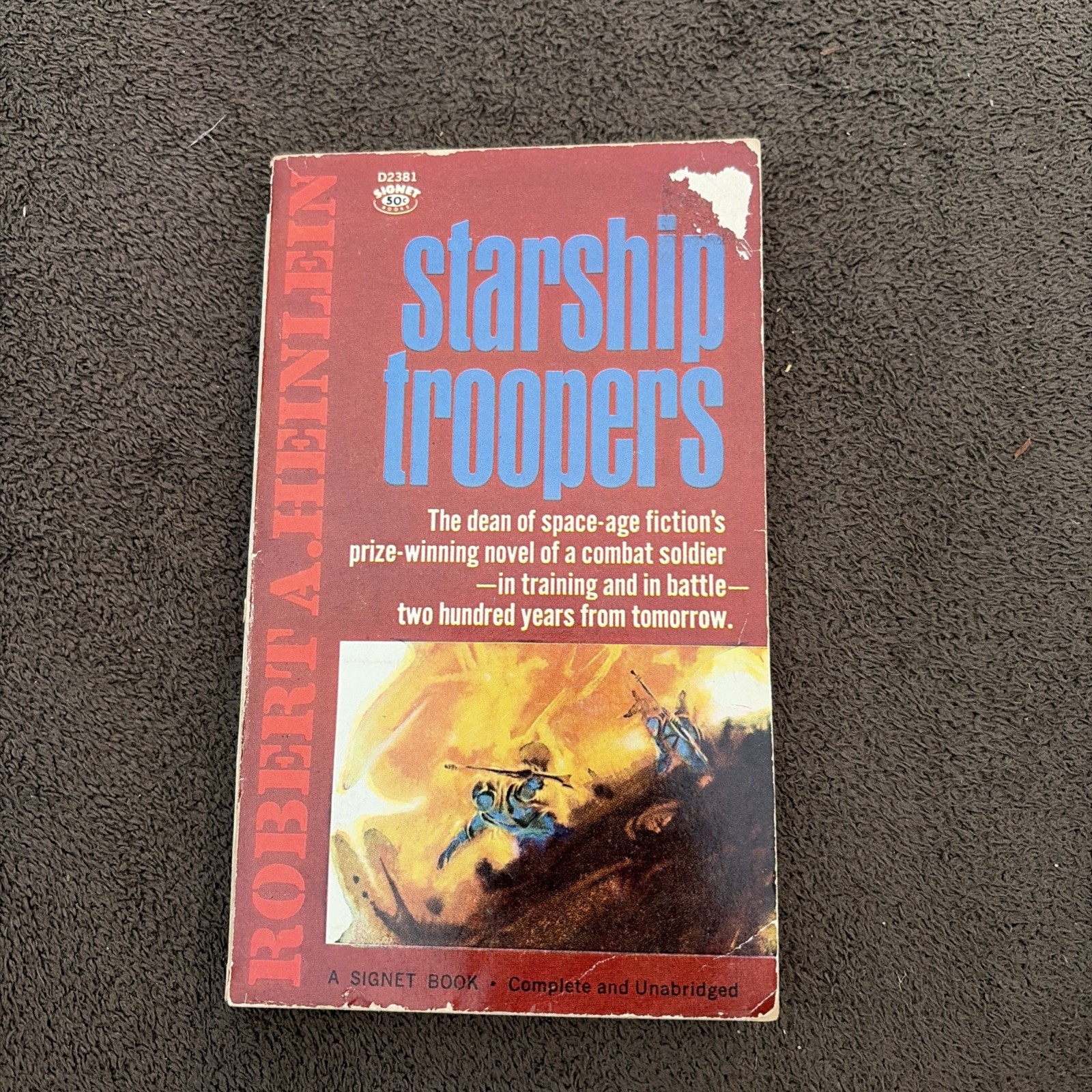 Starship Troopers by Robert A Heinlein 1963 Signet PB 2nd Printing