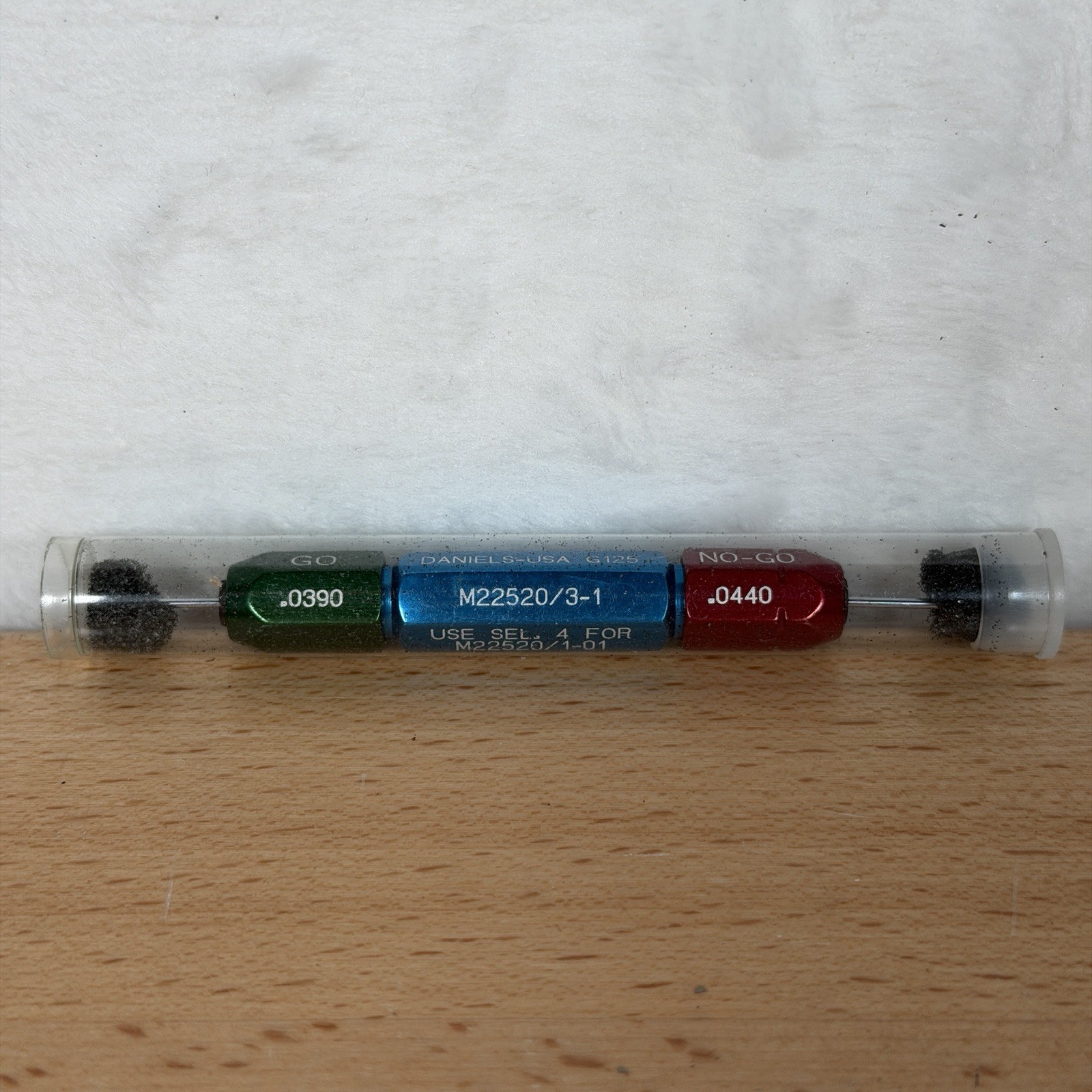 G125 Gage M22520/3-1 Mfg: Daniels DMC Condition: New Surplus G125 Gage M22520/3-1 Mfg: Daniels DMC Condition: New Surplus