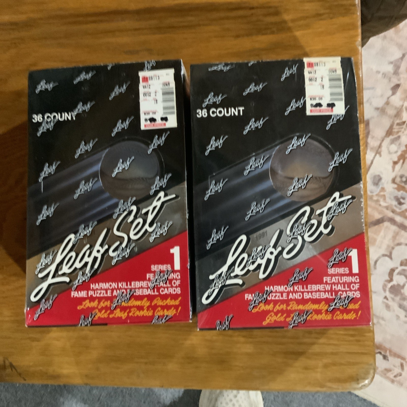 1991 LEAF BASEBALL SERIES 1 / FACTORY SEALED BOX/ 1991 LEAF BASEBALL SERIES 1 / FACTORY SEALED BOX/