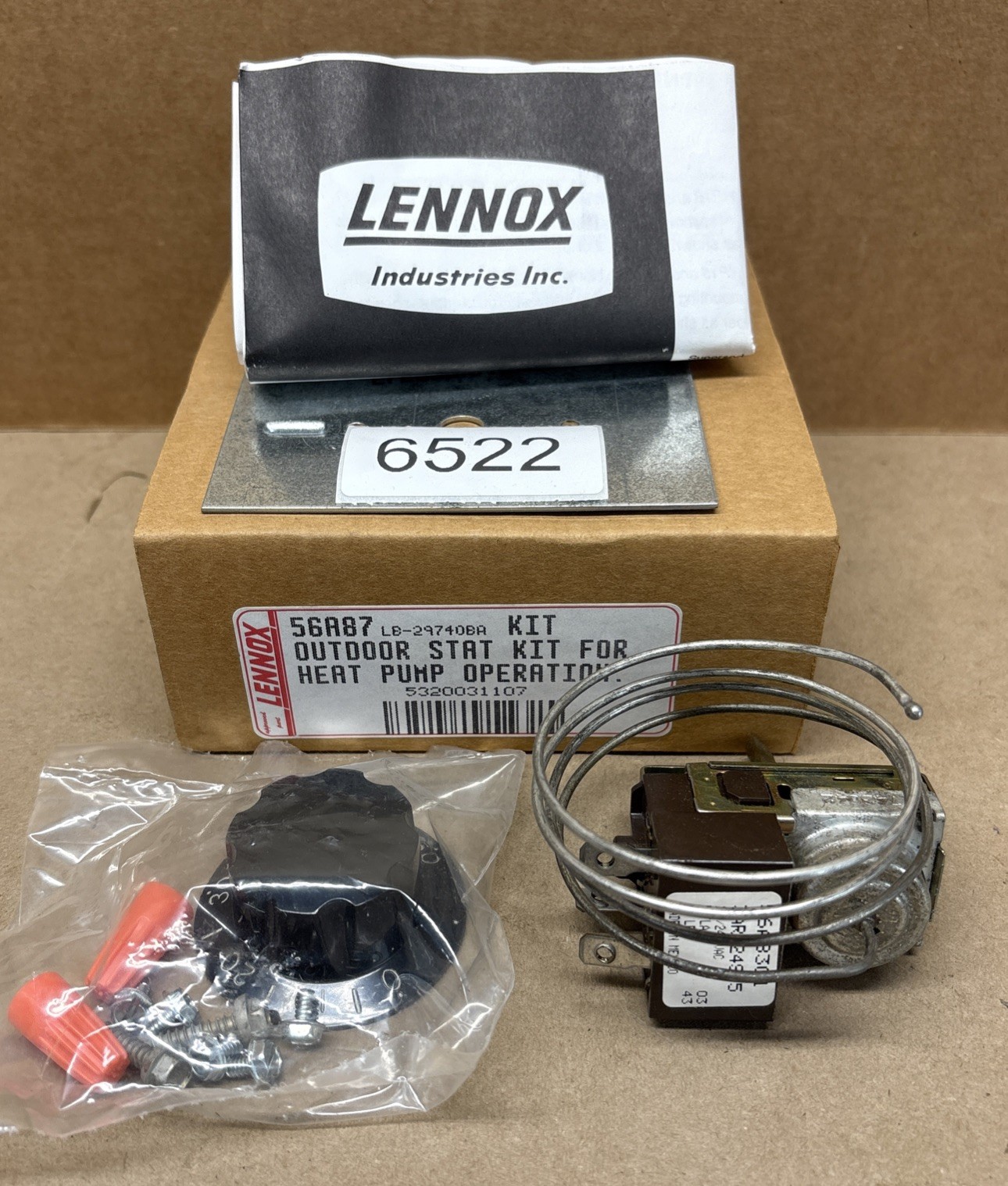 Lennox 56A87 Outdoor Thermostat Kit for Heat Pump Operation LB29740BA OEM New Lennox 56A87 Outdoor Thermostat Kit for Heat Pump Operation LB29740BA OEM New