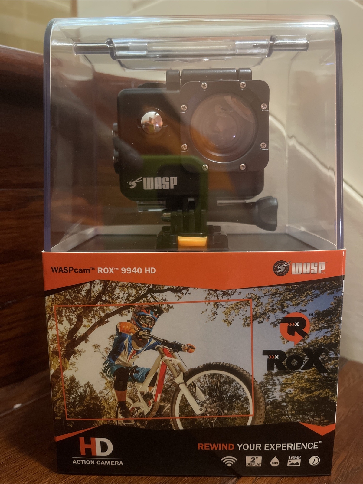 Cobra WASPcam ROX 9940 HD 1080p 60 FPS FHD Action Camera Water Resistant WiFi