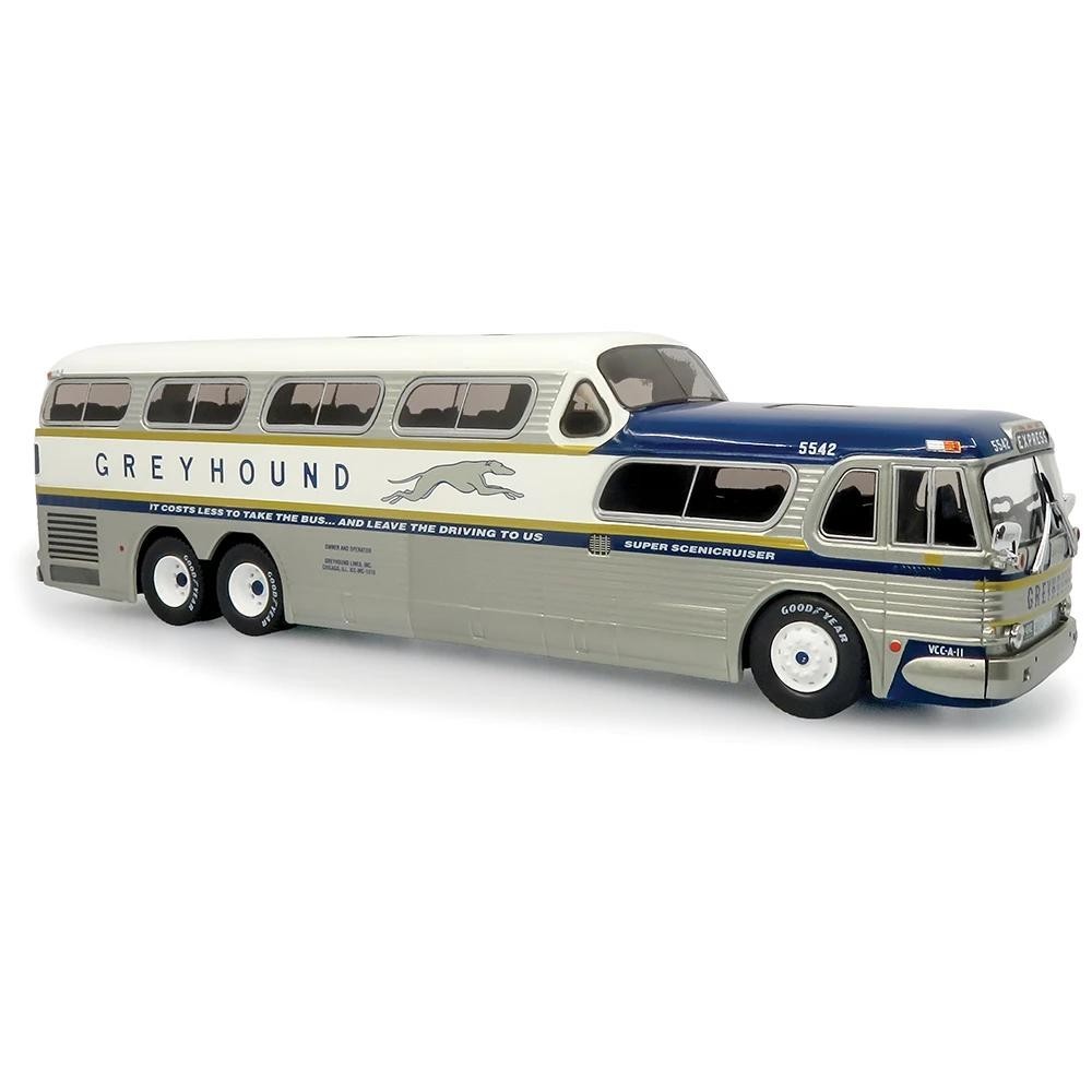 GM PD-4501 Scenicruiser Coach: Greyhound Bus Lines - 50th Anniversary 1:43 Scale GM PD-4501 Scenicruiser Coach: Greyhound Bus Lines - 50th Anniversary 1:43 Scale