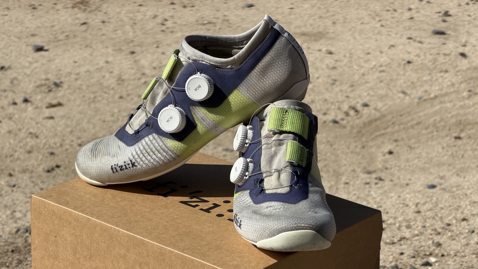 Fi\'zi:k Vento Vega Cycling Shoe White/Yellow EU 42.5 US 9 ½ 1/2 Fizik Movistar