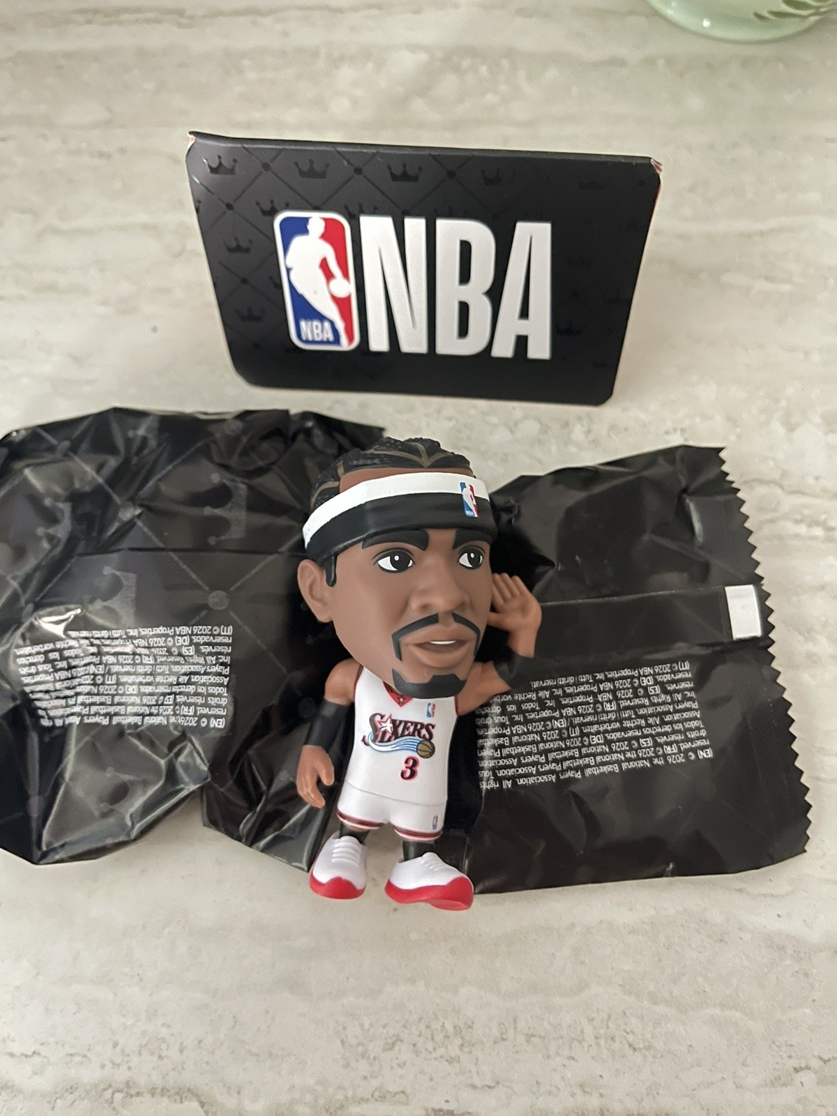 Zuru NBA Ballers Series 3 76ers Allen Iverson 1/180 Basketball Rare Figure 🔥