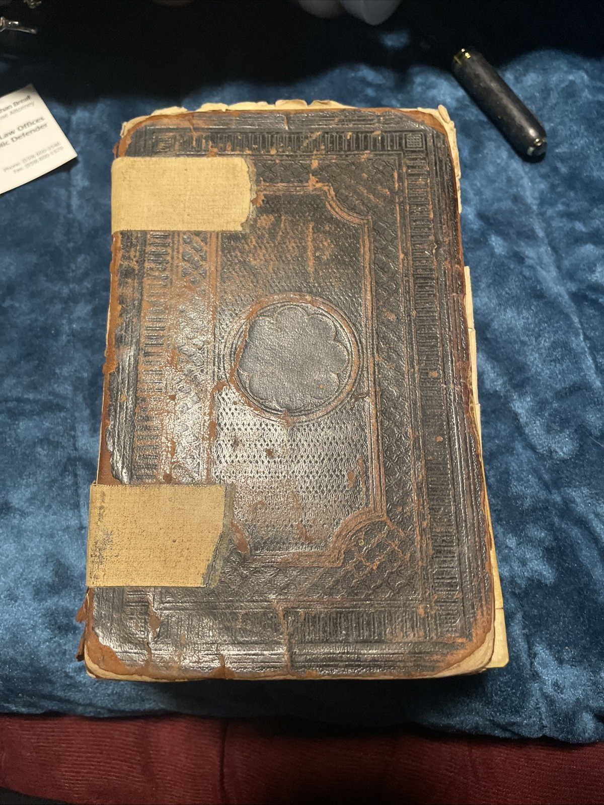 1853 Holy Bible The Original Tongues American Bible Society~Family Record 180 