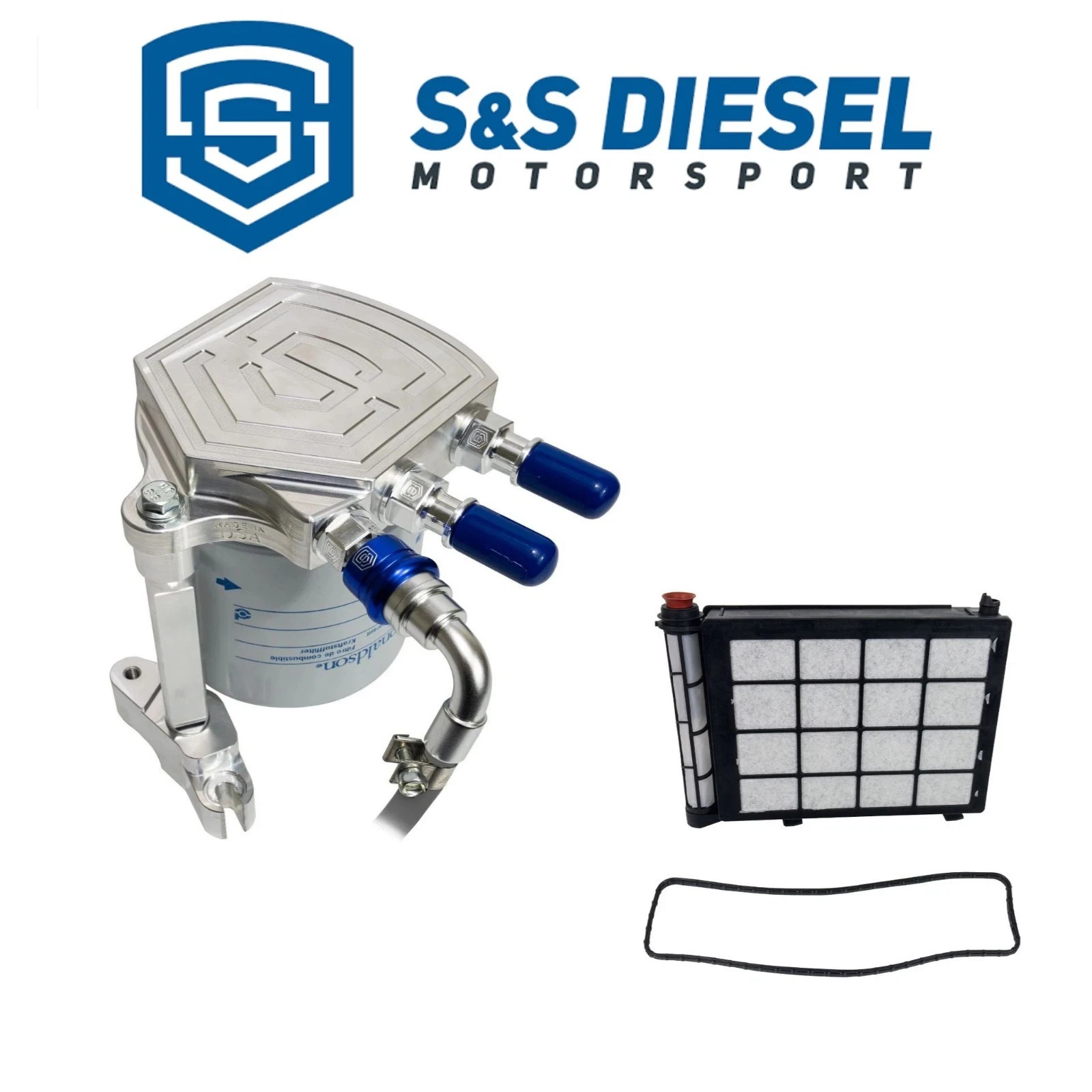 S&S Diesel 6.7L Fuel Leak Prevention Kit Plus 2017-2026 Ford F250 F350 F450 F550