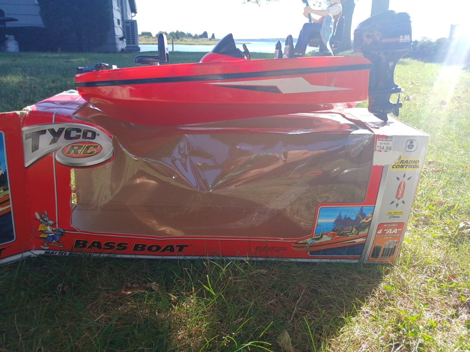 Vintage Tyco RC BASS BOAT Outboard Battery Traxxas Proboat Esc 2s Prop Vintage Tyco RC BASS BOAT Outboard Battery Traxxas Proboat Esc 2s Prop