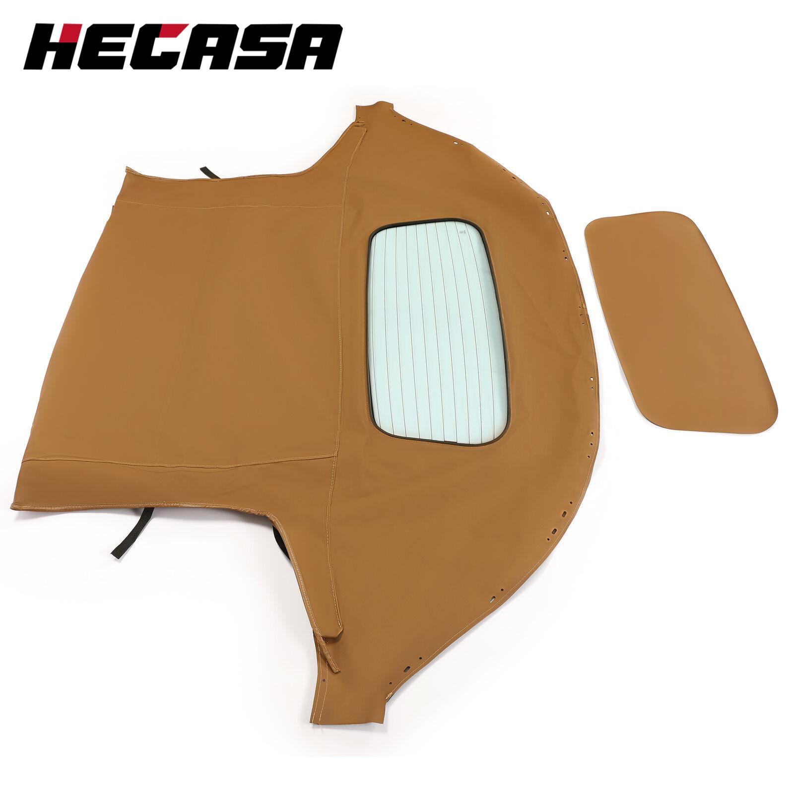 HECASA Tan Convertible Soft Top For Mazda Miata 90-97 99-05 with Glass Window HECASA Tan Convertible Soft Top For Mazda Miata 90-97 99-05 with Glass Window