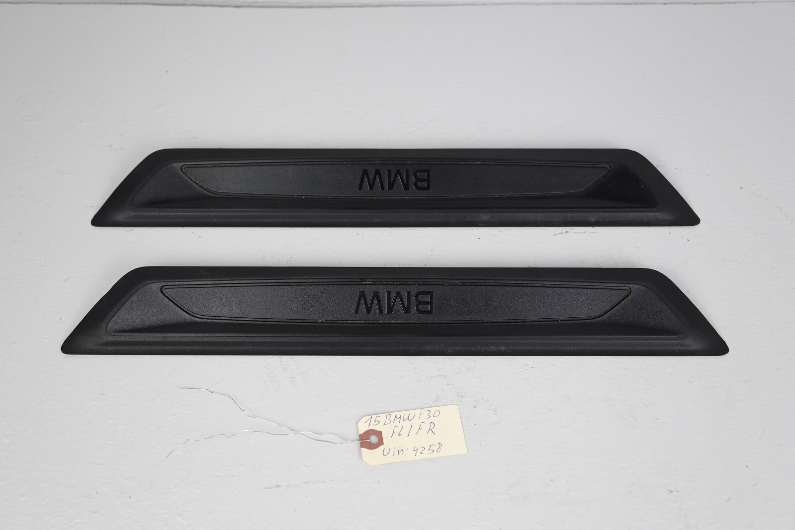 12-18 BMW F30 3 Series Sedan Front Left & Right Door Sill Covers SET of 2 OEM