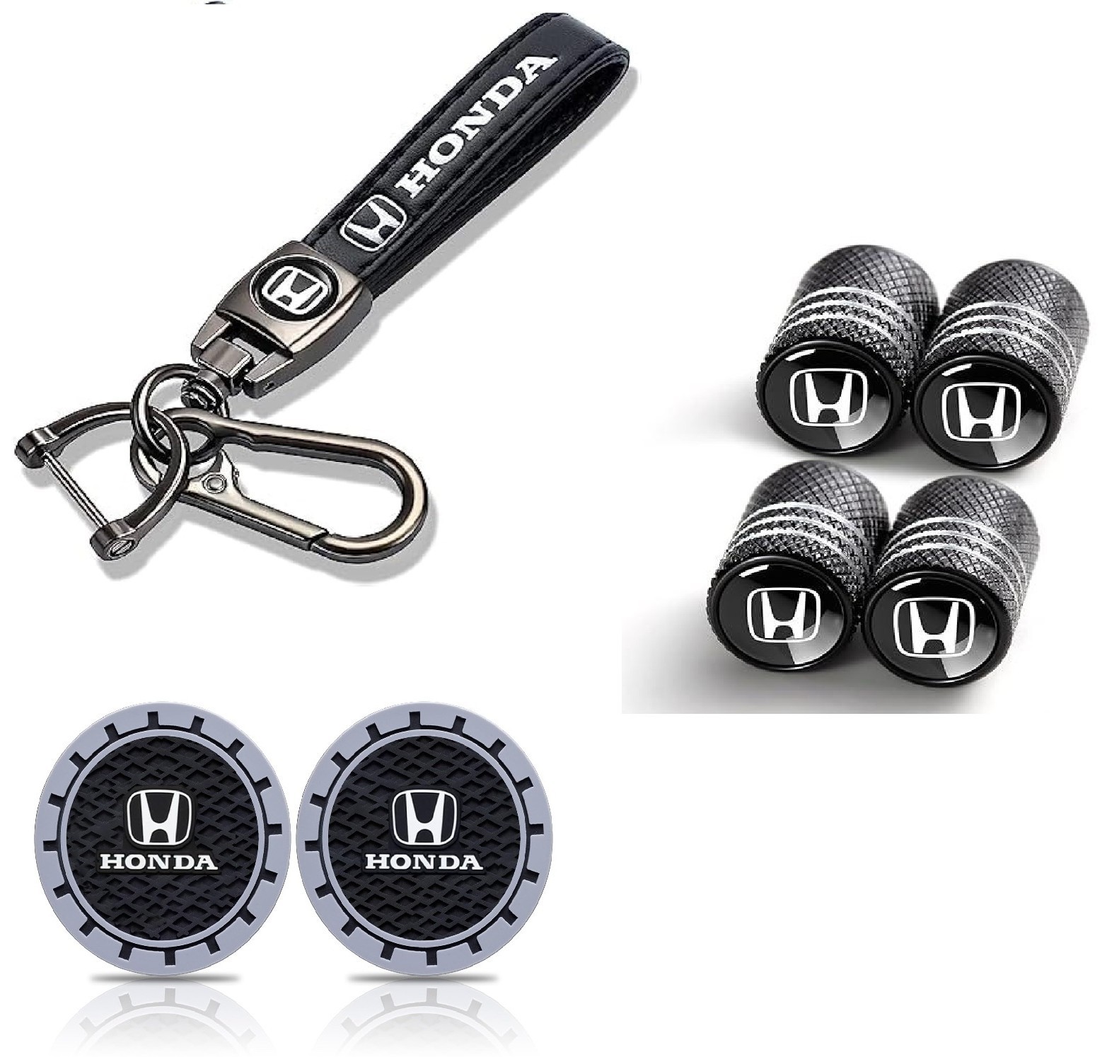 LLAVERO DE CUERO PARA AUTO DE MARCA HONDA 