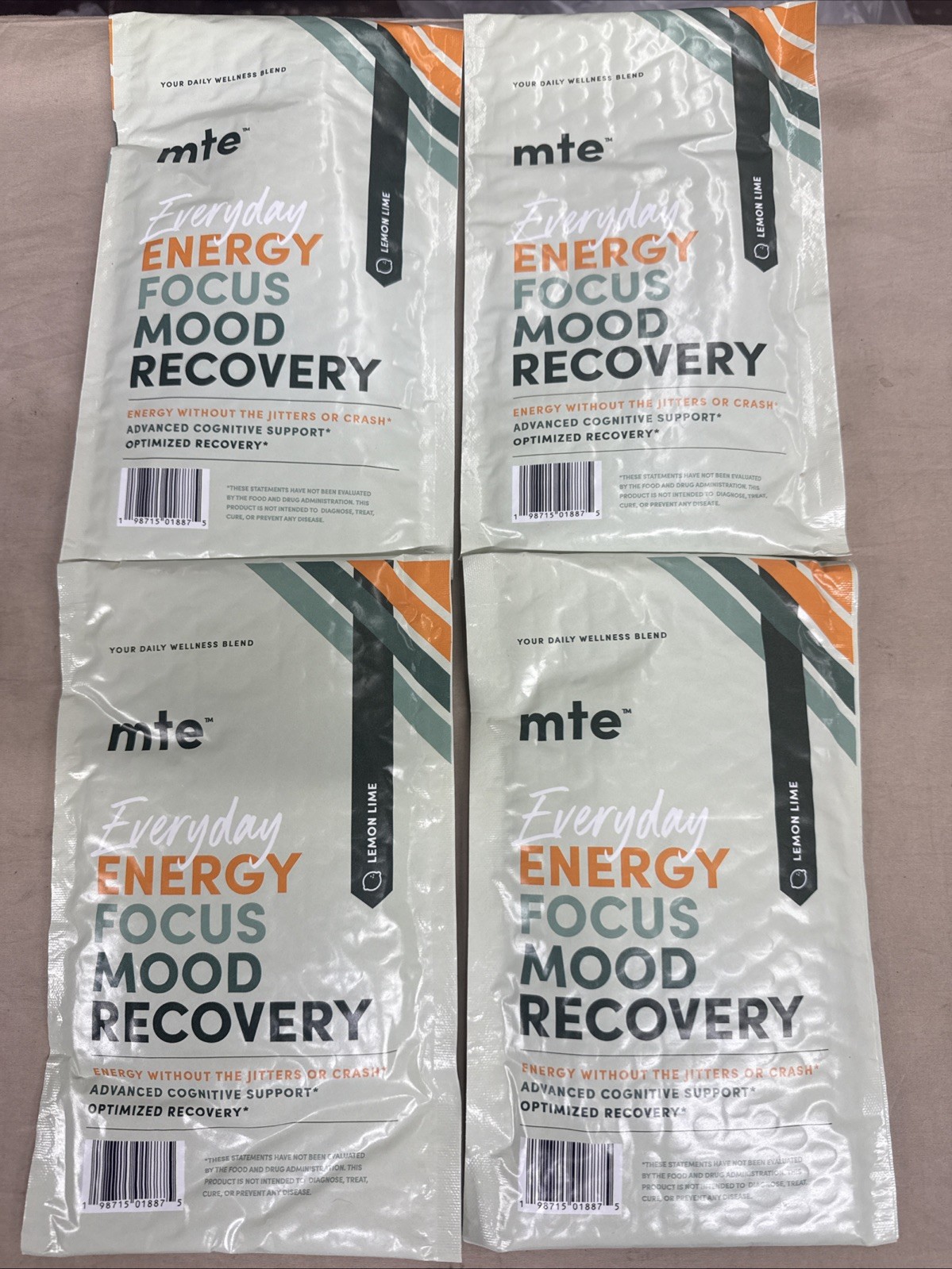 MTE Healthy Energy Drink Powder for Focus & Productivity  Lemon Lime 28 Packs