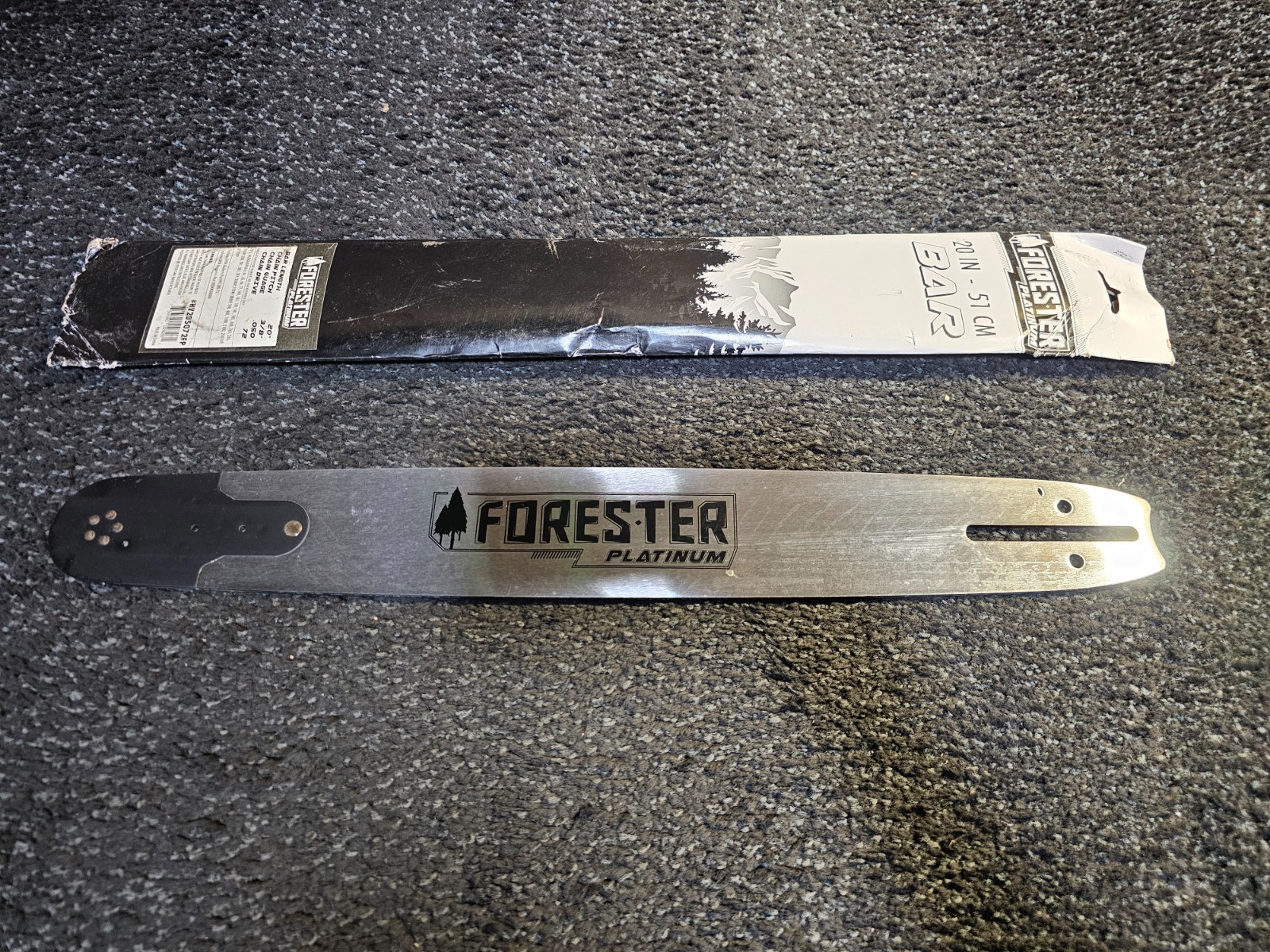 Forester HV205072FP 20inch Chainsaw Guide Bar , 3/8\ Forester HV205072FP 20inch Chainsaw Guide Bar , 3/8\