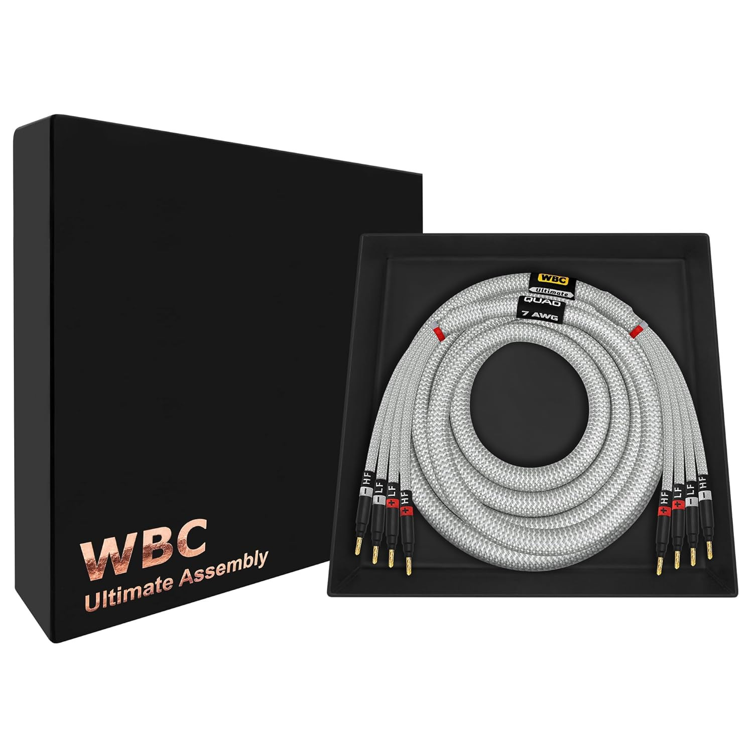 6 Foot Ultimate - 9 AWG - Ultra-Pure OFC - Premium Audiophile Hifi Single Bi-Amp 6 Foot Ultimate - 9 AWG - Ultra-Pure OFC - Premium Audiophile Hifi Single Bi-Amp