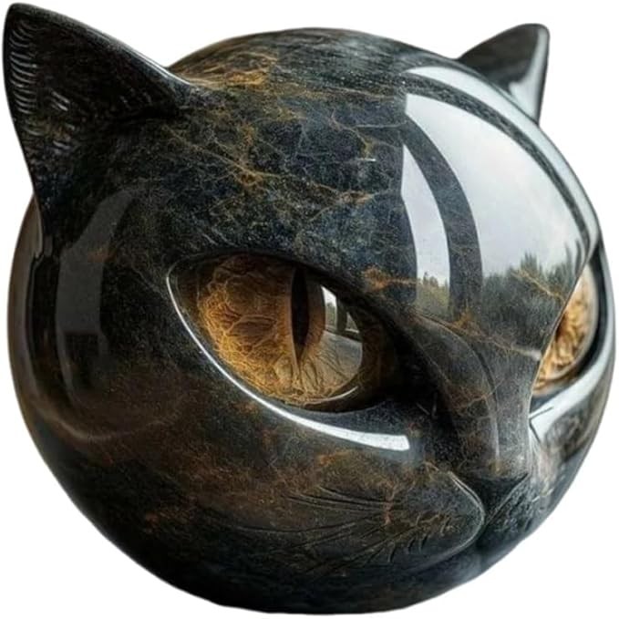 Luxury Black Cat Sculpture Elegant Home Tabletop Decor & Gift-Ready Art Piece Luxury Black Cat Sculpture Elegant Home Tabletop Decor & Gift-Ready Art Piece