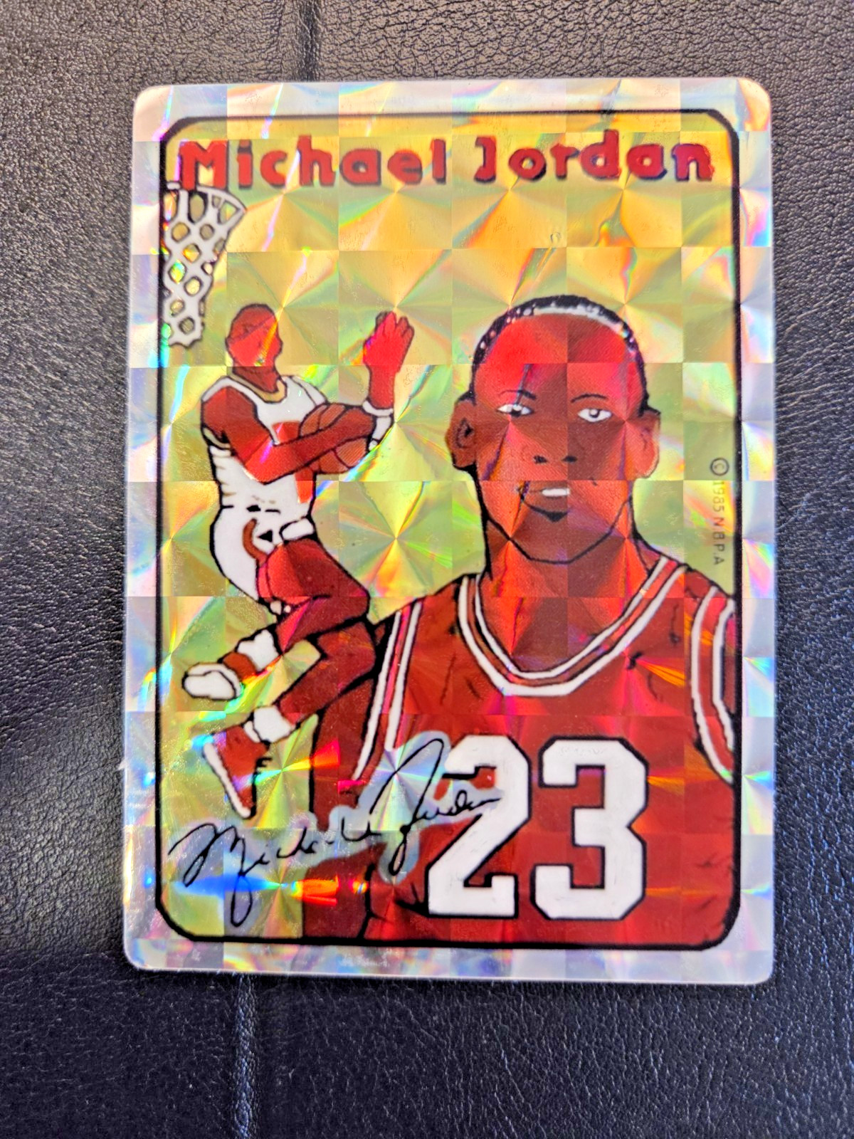 1985 Jordan Jewel Prism Sticker RARE NM 1985 Jordan Jewel Prism Sticker RARE NM