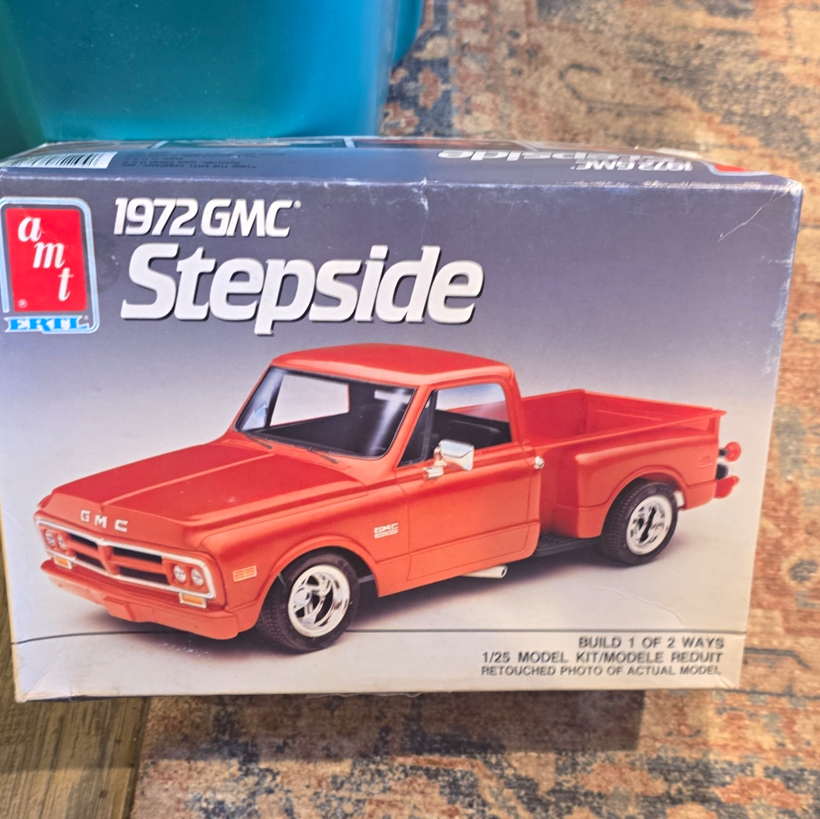 AMT Ertl 1972 GMC Stepside 1:25 Plastic Model Kit Unassembled 6269-31E AMT Ertl 1972 GMC Stepside 1:25 Plastic Model Kit Unassembled 6269-31E