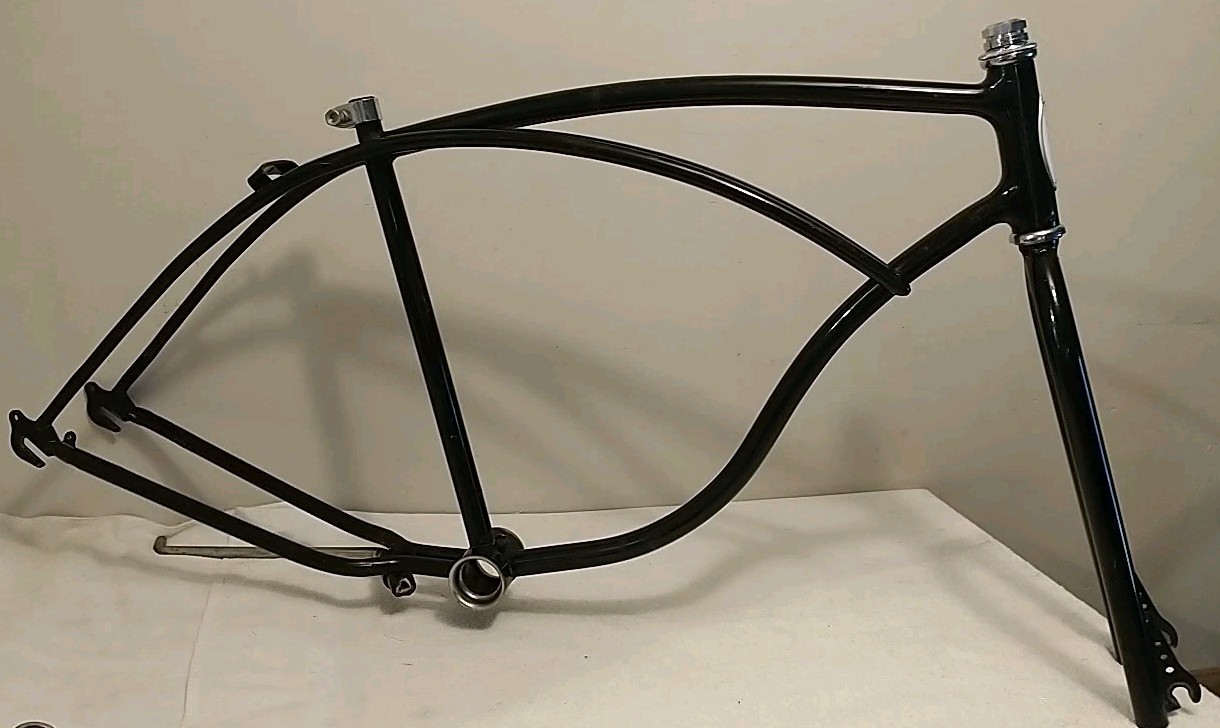 Vintage 1983 Schwinn Cruiser 3 Speed Frame BMX Fork Seat Clamp Set for 26\ Vintage 1983 Schwinn Cruiser 3 Speed Frame BMX Fork Seat Clamp Set for 26\