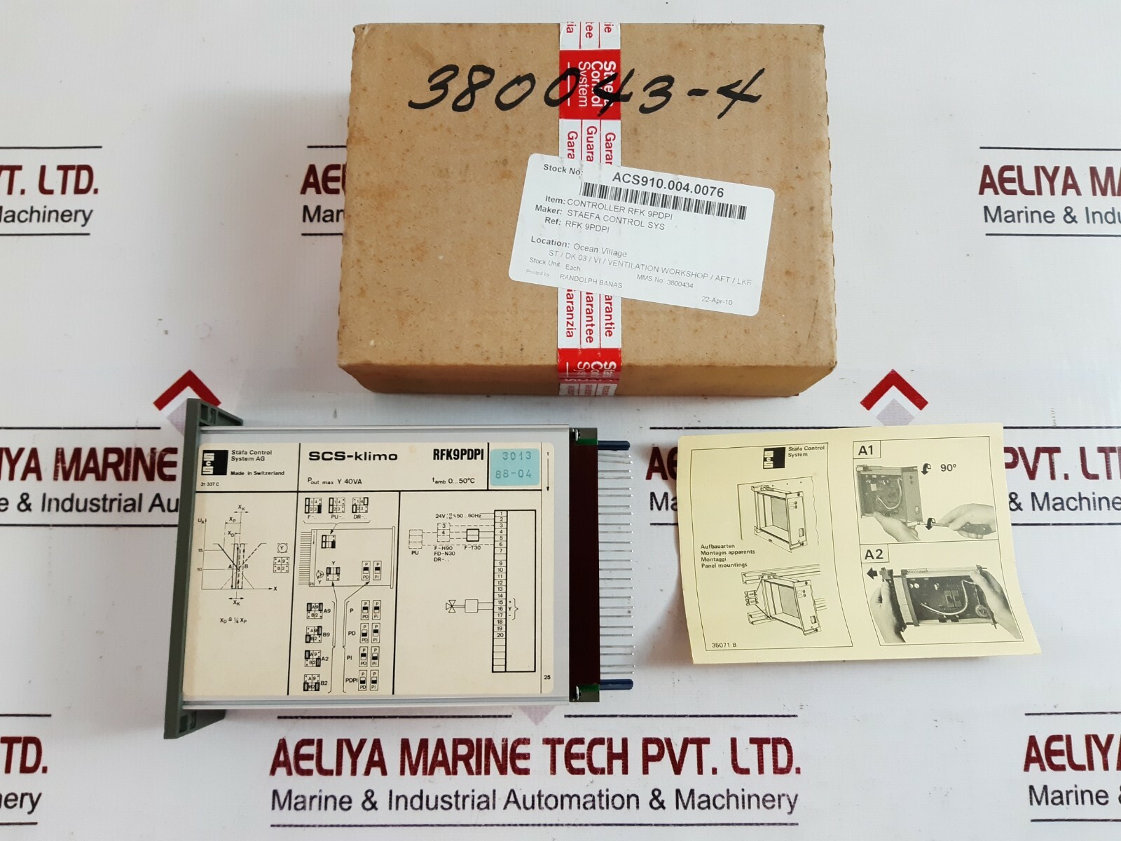 STAFA CONTROL SYSTEM RFK9PDPI Controller SCS-KLIMO