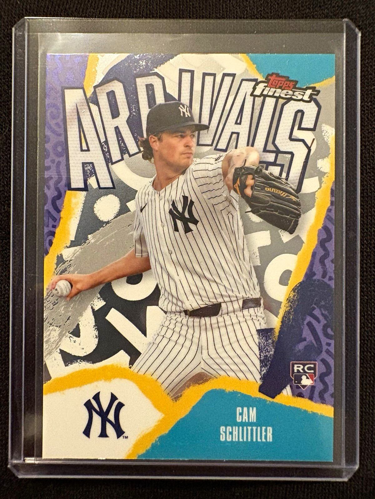 Topps 2026 Finest Arrivals Rookie Cam Schlittler #A-25 New York Yankees