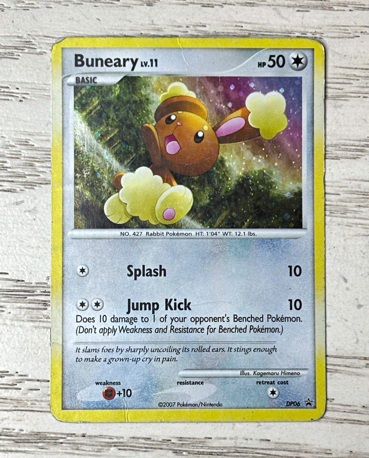 Buneary DP06 Holo 2007 Pokemon Diamond & Pearl Black Star Promo MP-DMG