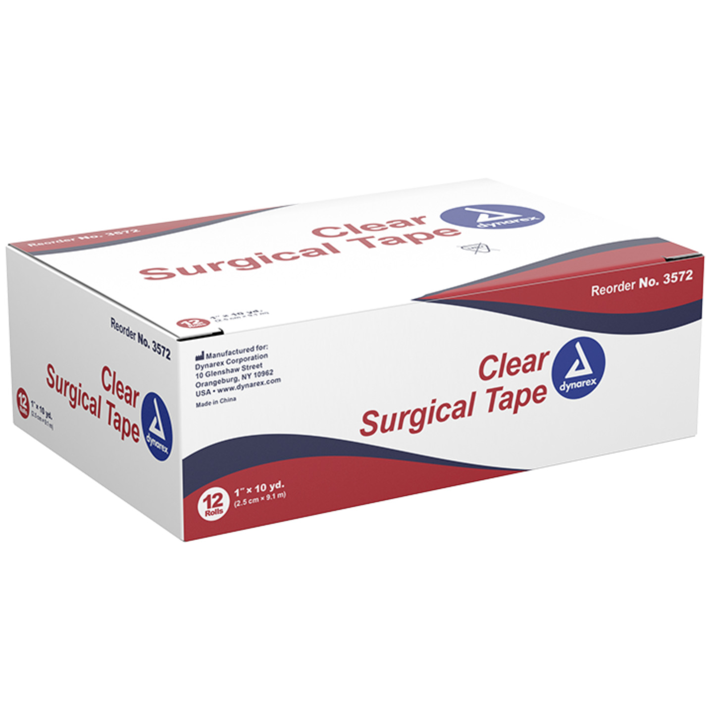 Dynarex Clear Transparent Surgical Tape, 1\