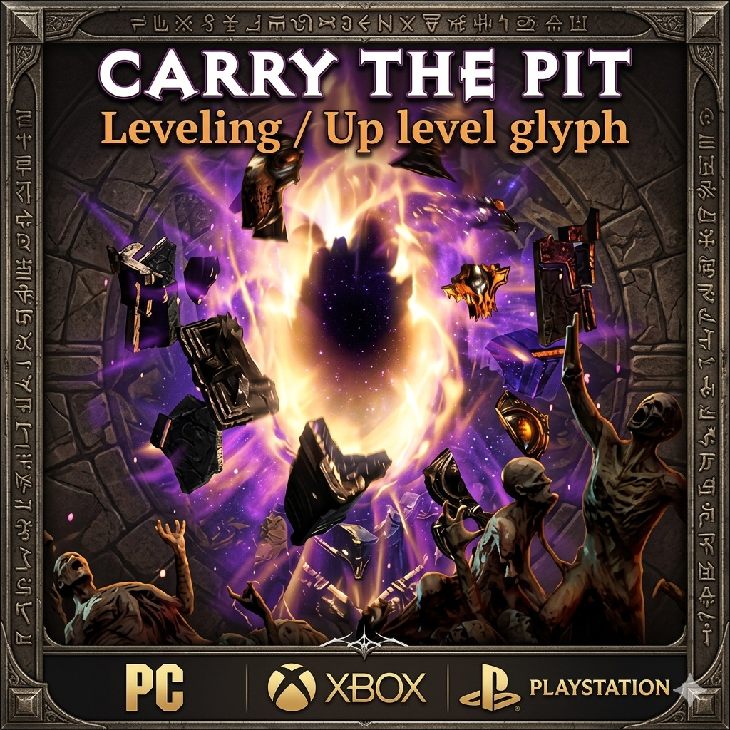 DIABLO 4🎃SEASONAL 15🔥CARRY PIT 130 FAST RUN ✨LVLING+UP LEVEL GLYPH✨x10 TURNS DIABLO 4🎃SEASONAL 15🔥CARRY PIT 130 FAST RUN ✨LVLING+UP LEVEL GLYPH✨x10 TURNS