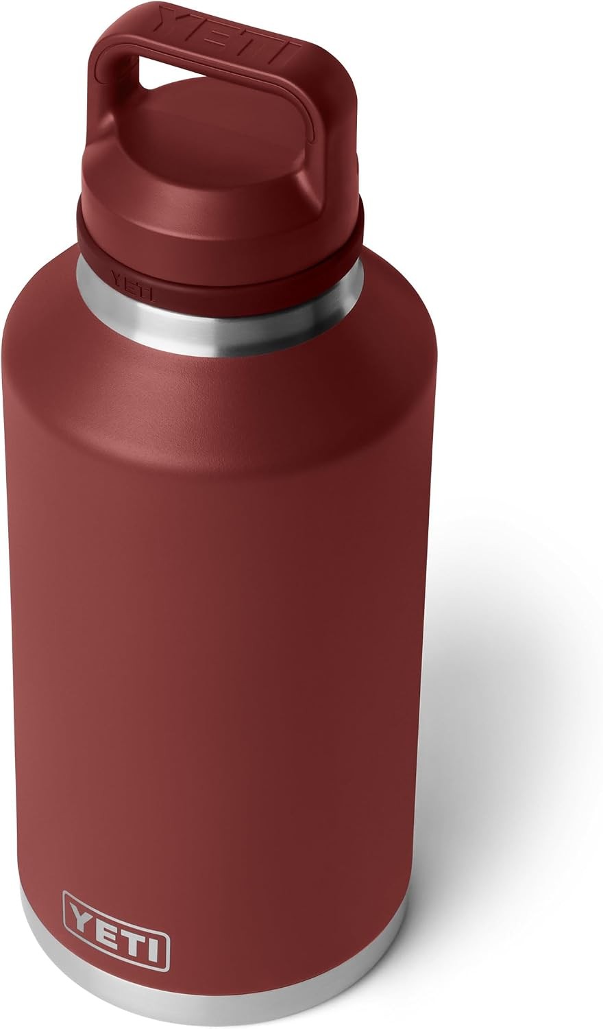 YETI Rambler 64 oz Bottle with Chug Cap, Stag Red