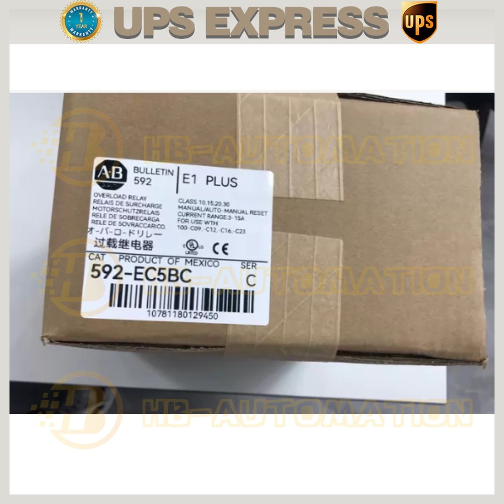 1PCS NEW 592-EC5BC E1 PLUS Overload relay Fast delivery Via DHL/Fedex MMJ0