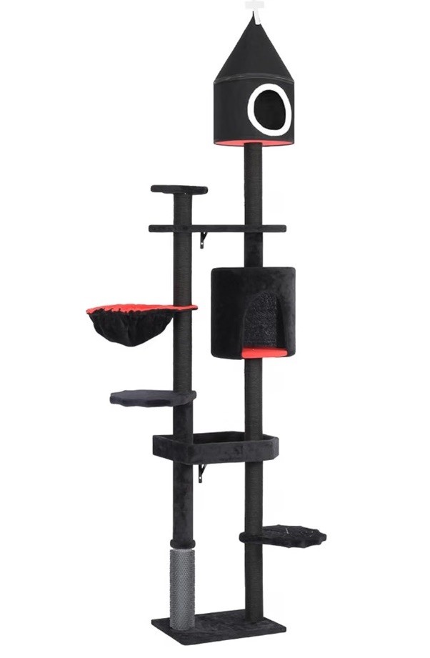 88'' H Tall Gothic Cat Tree, Cat Condo, Cat Tower 88'' H Tall Gothic Cat Tree, Cat Condo, Cat Tower