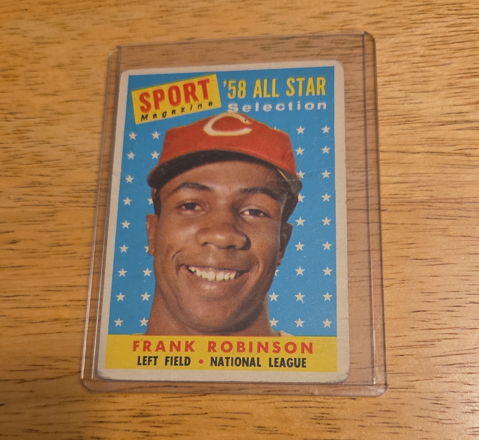 1958 Topps - Sport Magazine \'58 All Star Selection Frank Robinson #484 1958 Topps - Sport Magazine \'58 All Star Selection Frank Robinson #484