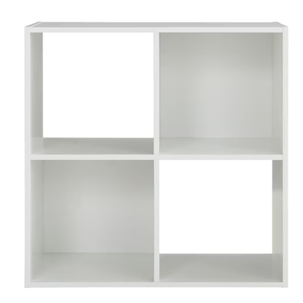 Mainstays 4 Cube Storage Organizer, White