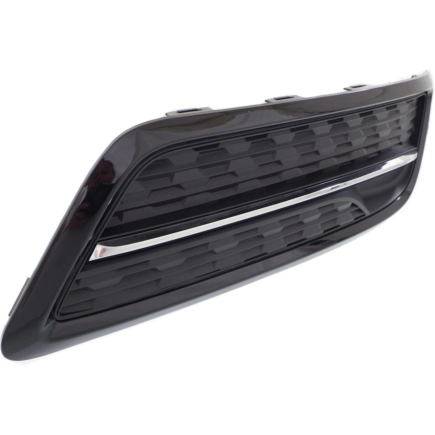 For 2014-2016 Acura MDX Black and Chrome Fog Light Cover Front Passenger Side For 2014-2016 Acura MDX Black and Chrome Fog Light Cover Front Passenger Side