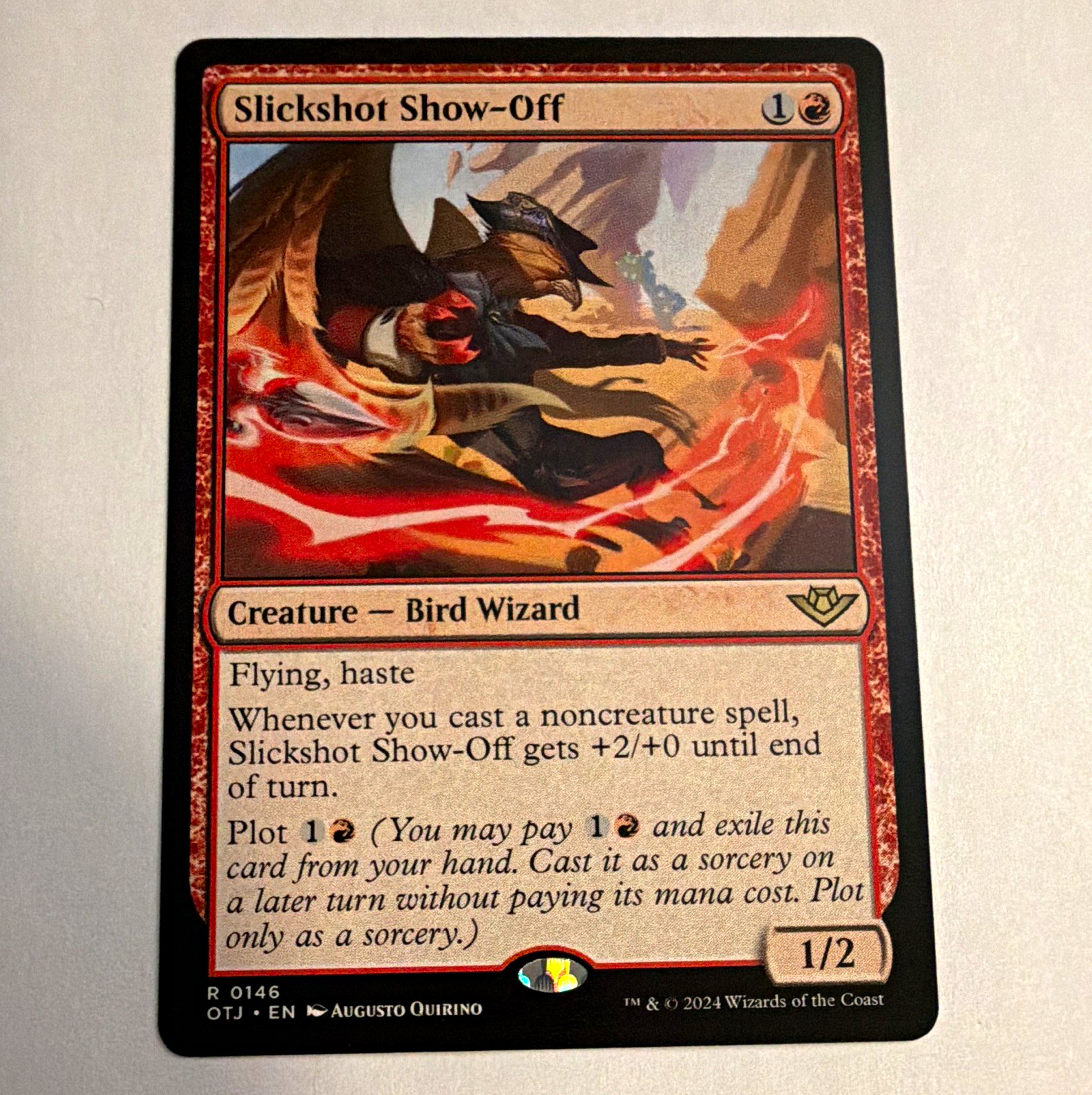 Magic the Gathering: OTJ, Slickshot Show-Off 0146 (Rare, Regular) Magic the Gathering: OTJ, Slickshot Show-Off 0146 (Rare, Regular)