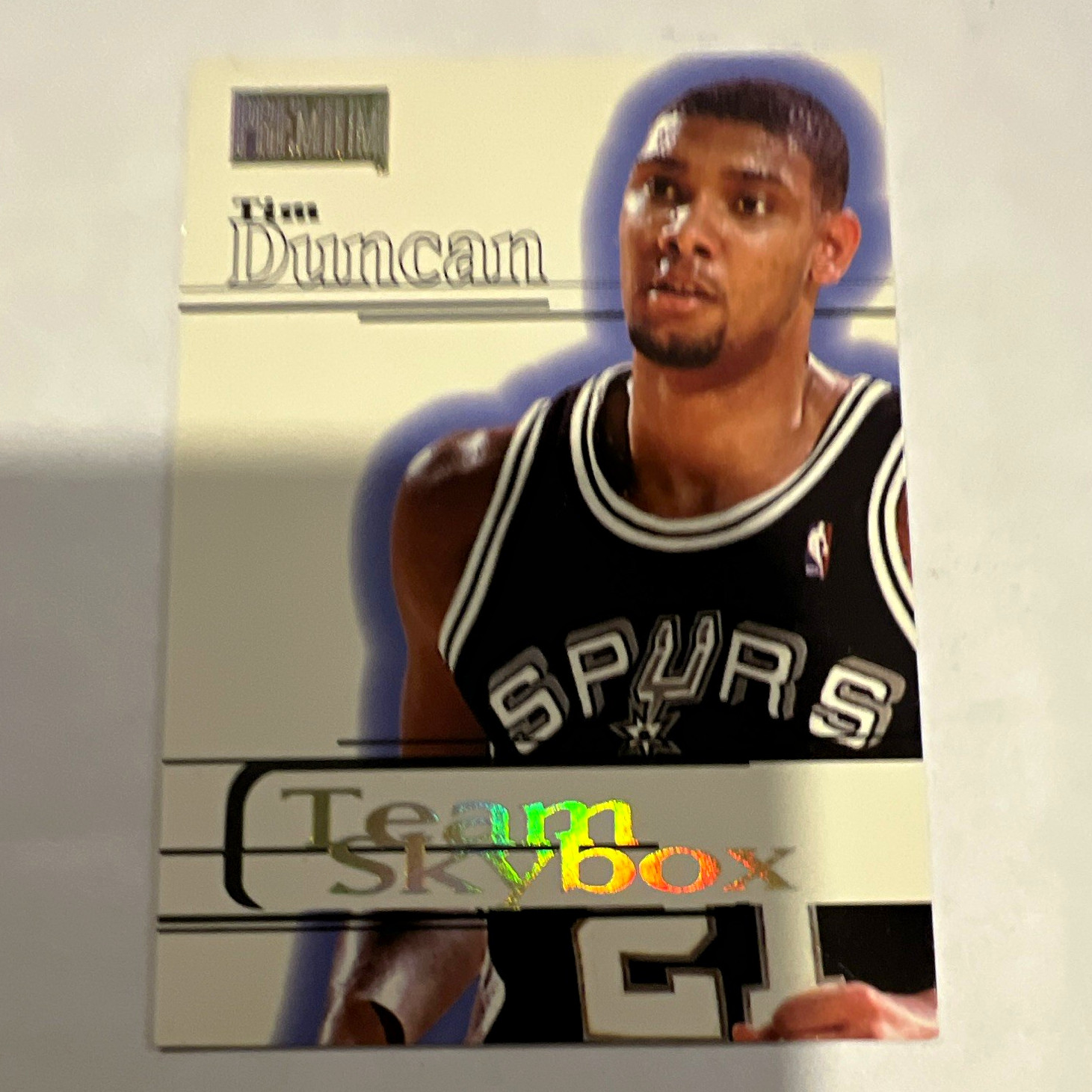 SkyBox 1997-98 Skybox Premium Team SkyBox Tim Duncan Rookie #229 Spurs