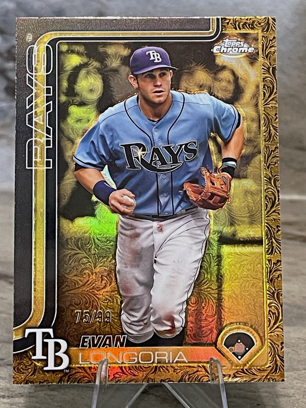 Topps Gilded Collection 2025 Evan Longoria Rays #169 Serial Numbered /99 Topps Gilded Collection 2025 Evan Longoria Rays #169 Serial Numbered /99