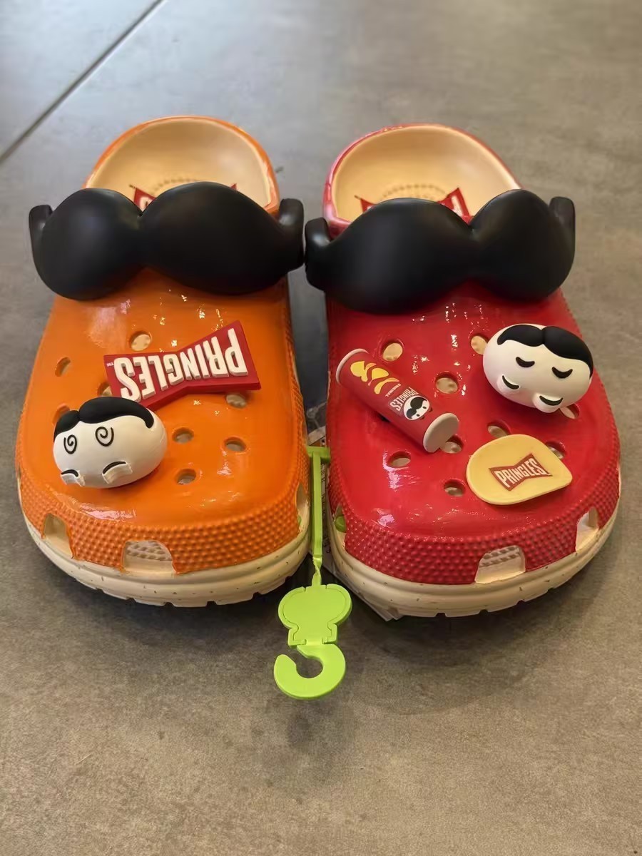 Mismatched Limited Clogs Pringles x Crocs Classic Clog Unisex Shoes Choose Color
