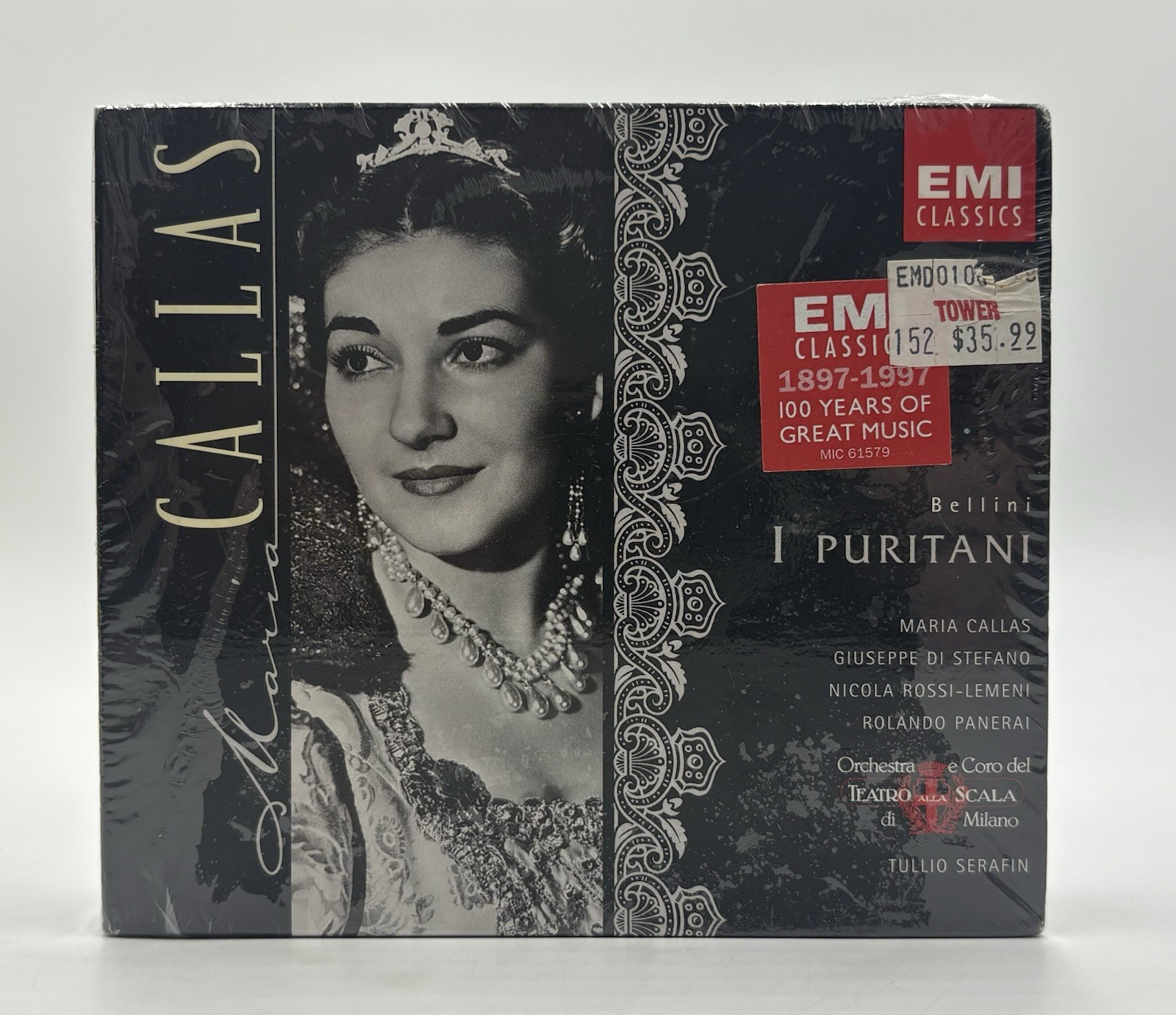 Maria Callas Bellini I Puritani Serafin EMI Classics 2-Disc CD Set *NEW* 1897