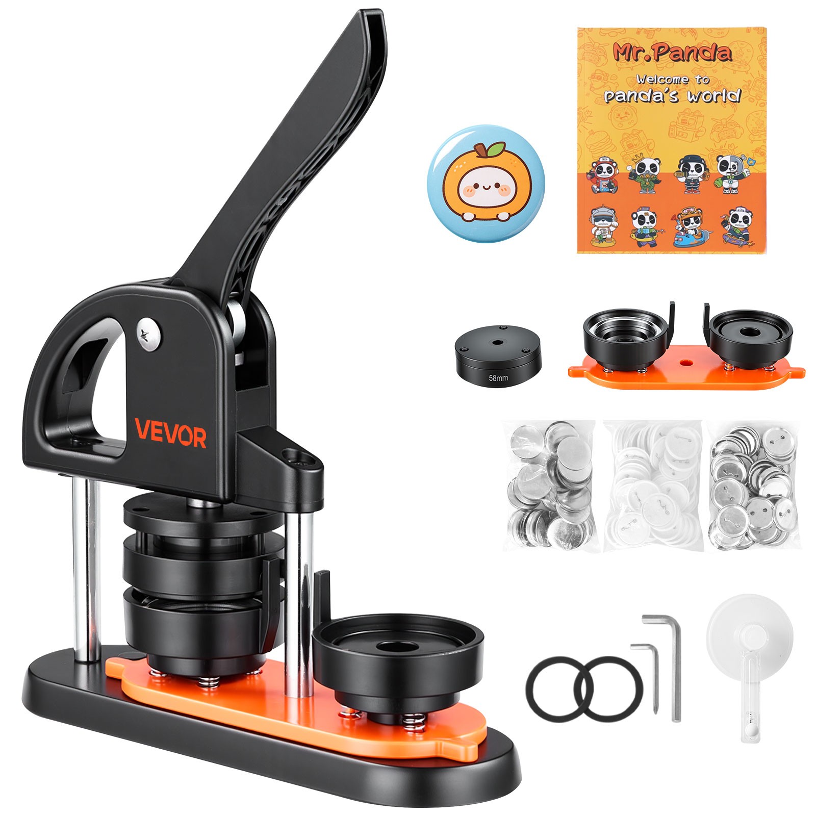 VEVOR Button Maker Machine Pin Badge Maker 2.28\