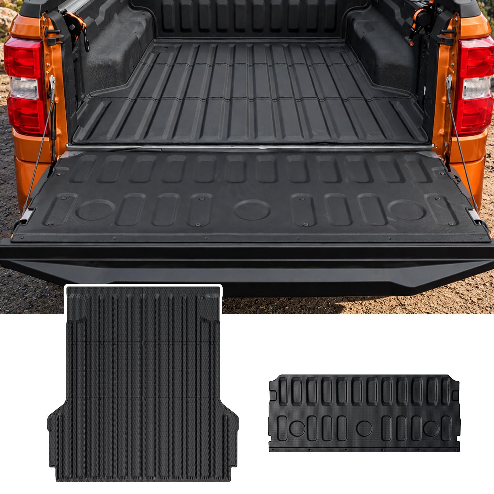 Mabett Truck Bed Mat & Tailgate Mat Set for 2022-2026 Ford Maverick All Weather