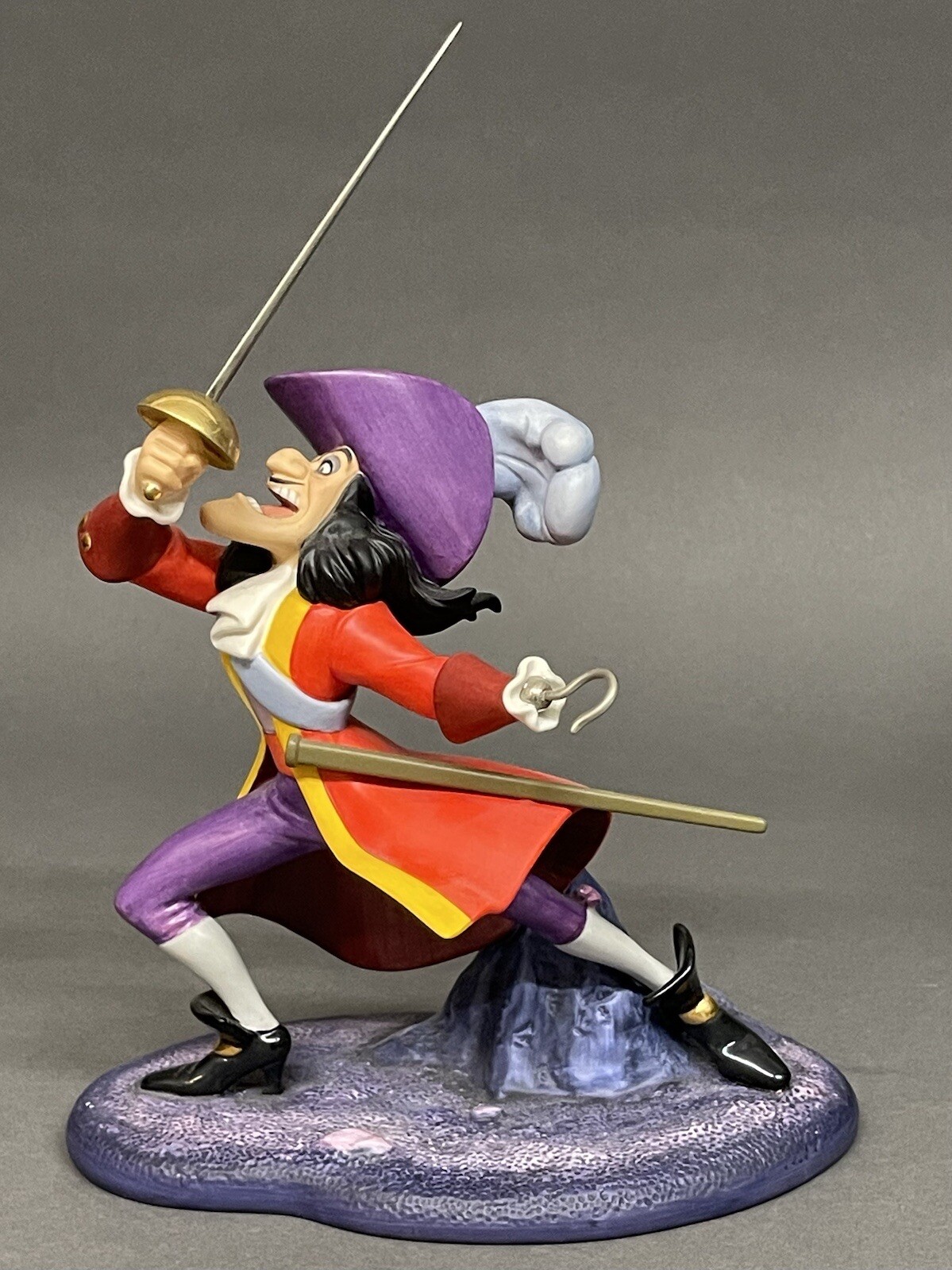 Stunning Disney Vintage WDCC Captain Hook “I've Got You This Time” Peter Pan Stunning Disney Vintage WDCC Captain Hook “I've Got You This Time” Peter Pan