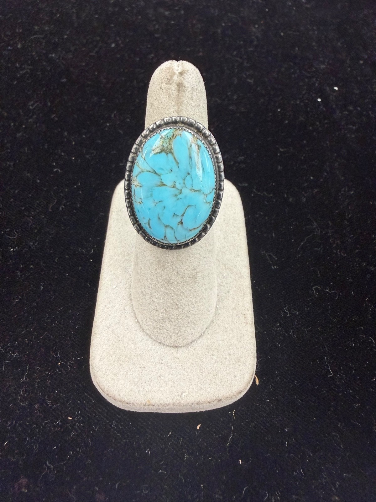 Vintage Danecraft Turquoise Sterling Silver Ring Vintage Danecraft Turquoise Sterling Silver Ring