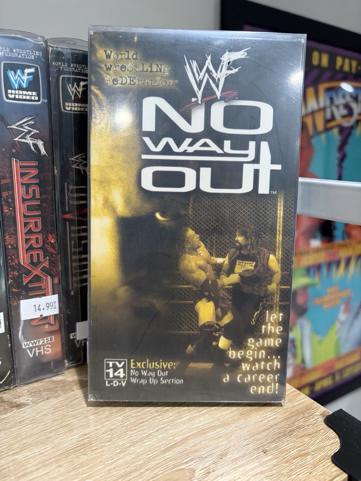 WWF No Way Out 2000 VHS RARE HTF WWF No Way Out 2000 VHS RARE HTF