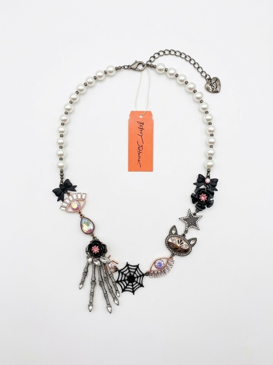NWT Betsey Johnson Rare Halloween Necklace