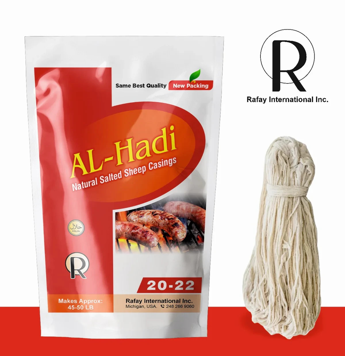 20-22mm Halal Natural Sheep Casings for Sausage, Sujouk & Hot Dogs meat kitchen 20-22mm Halal Natural Sheep Casings for Sausage, Sujouk & Hot Dogs meat kitchen